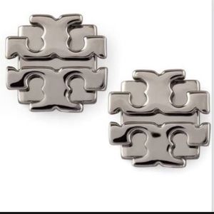 Tory Burch Sterling Silver Studs